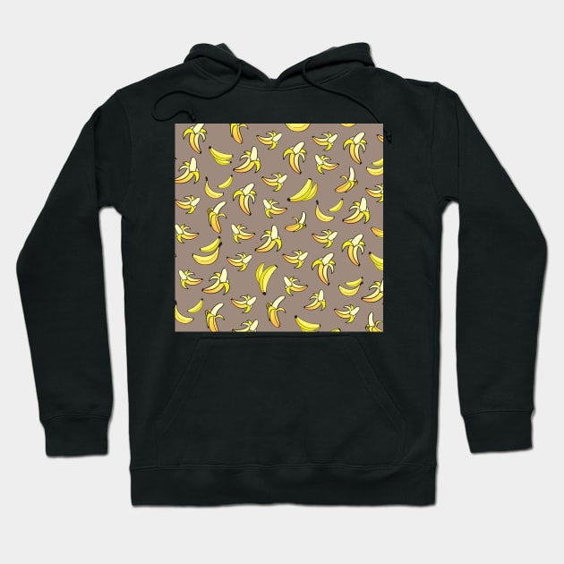 Banana Pattern 4 Hoodie by B&K